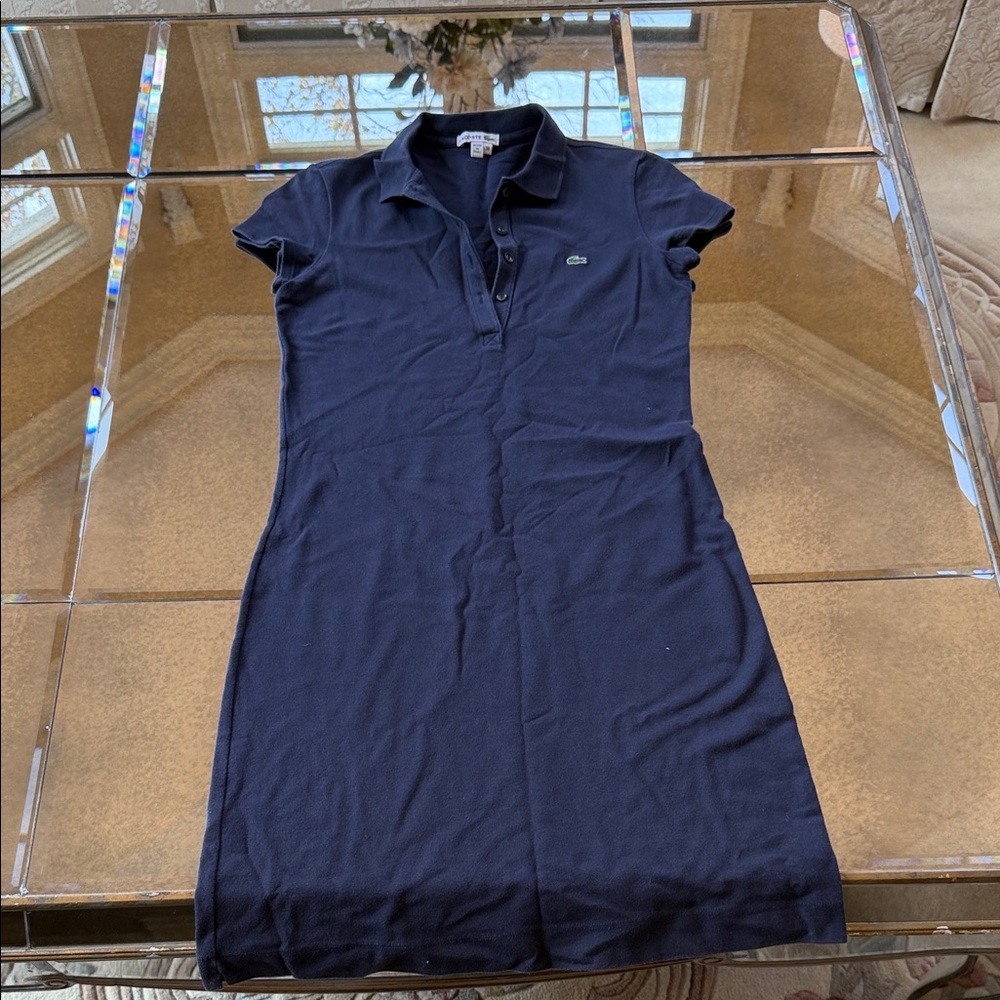 Lacoste Women's Dark Blue Mini Dress